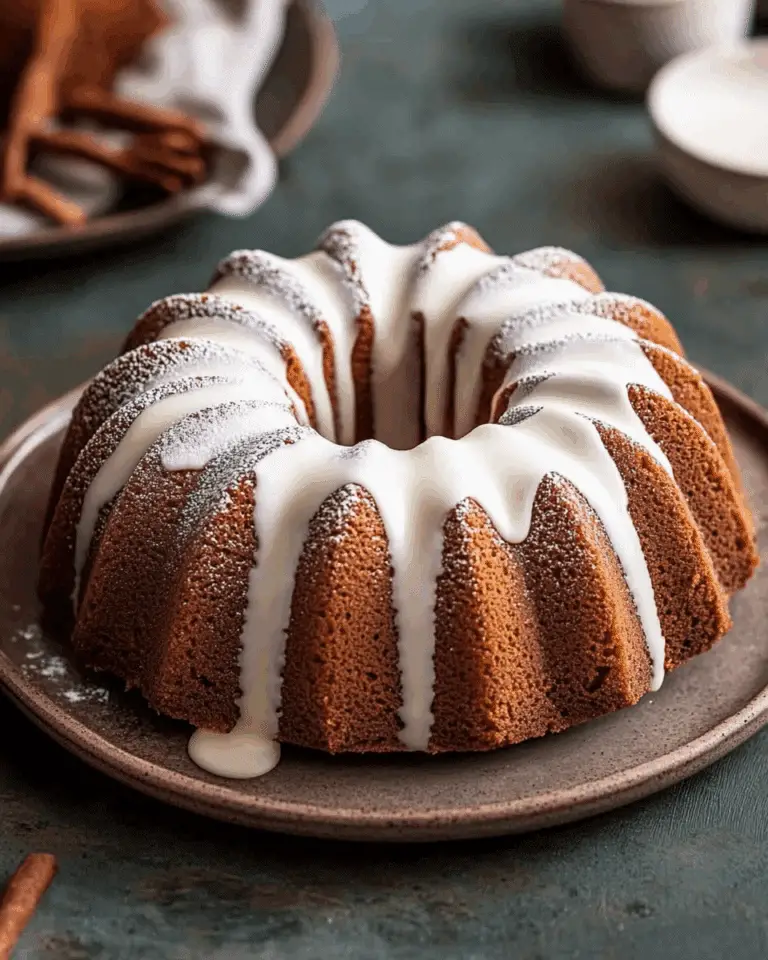 Gingerbread Bundt Cake