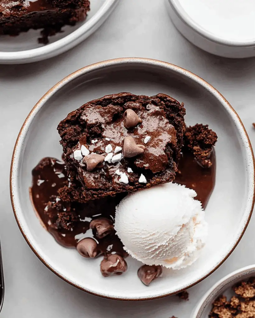 Healthy Brownie Skillet