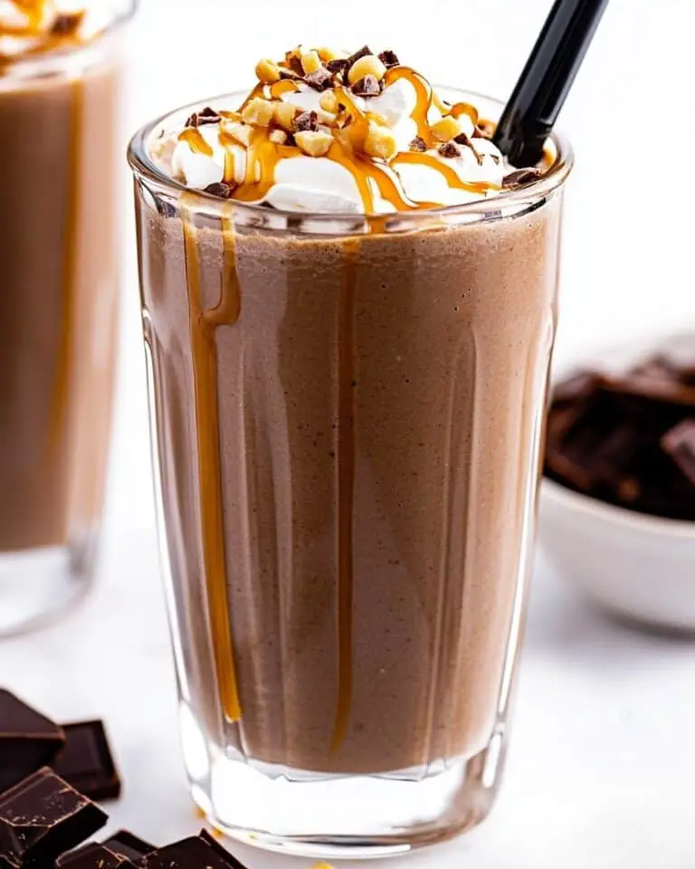 Healthy Chocolate Peanut Butter Smoothie