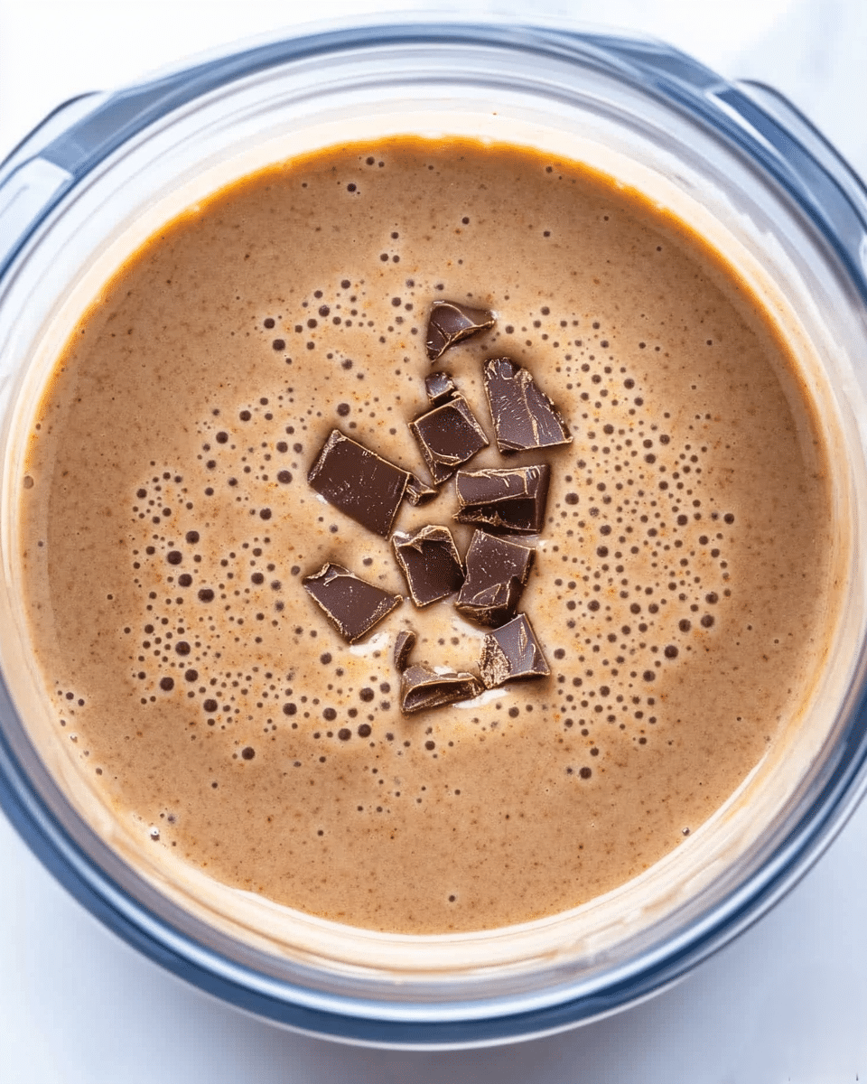 Healthy Chocolate Peanut Butter Smoothie