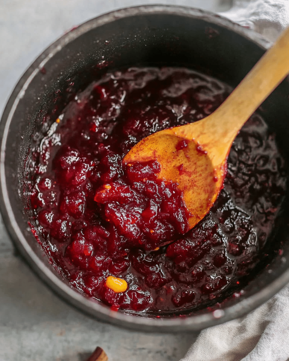 Healthy Orange Cranberry Sauce