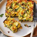 Herb Zucchini and Kale Egg Bake