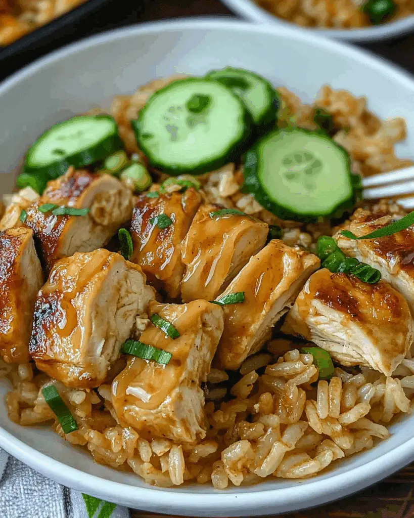 Hibachi Chicken and Rice Bake