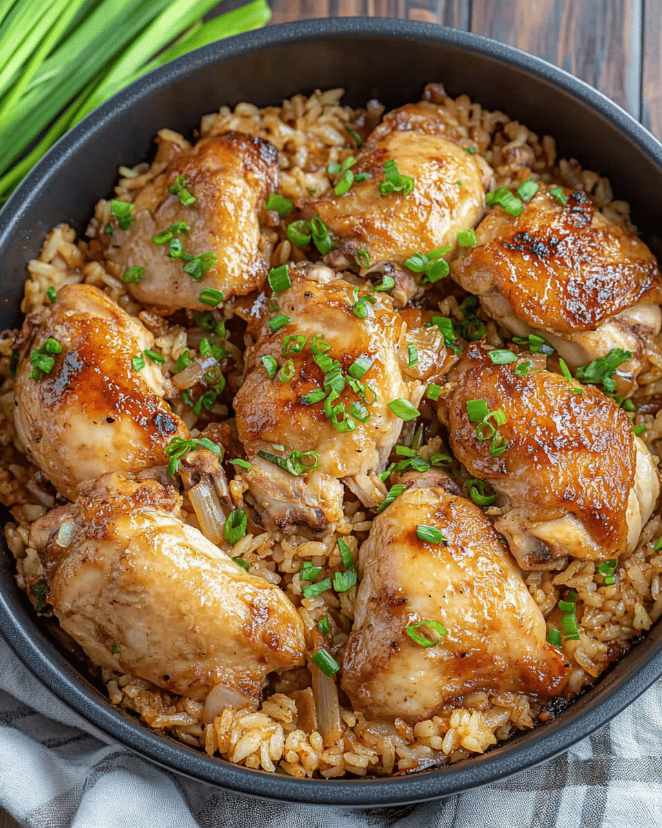 Hibachi Chicken and Rice Bake