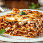 Homemade Lasagna with Bechamel