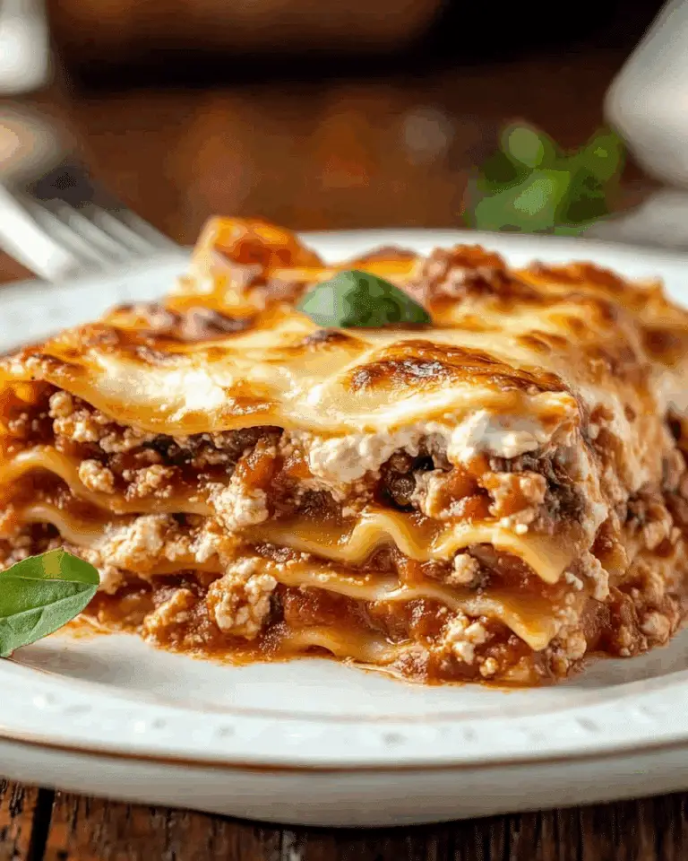 Homemade Lasagna with Bechamel