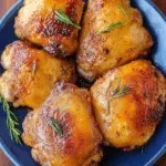 Crispy Roasted Chicken Thighs