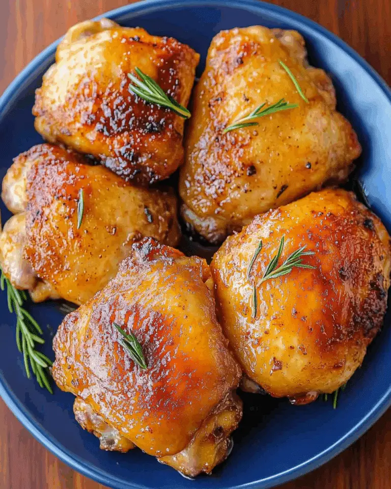 Crispy Roasted Chicken Thighs
