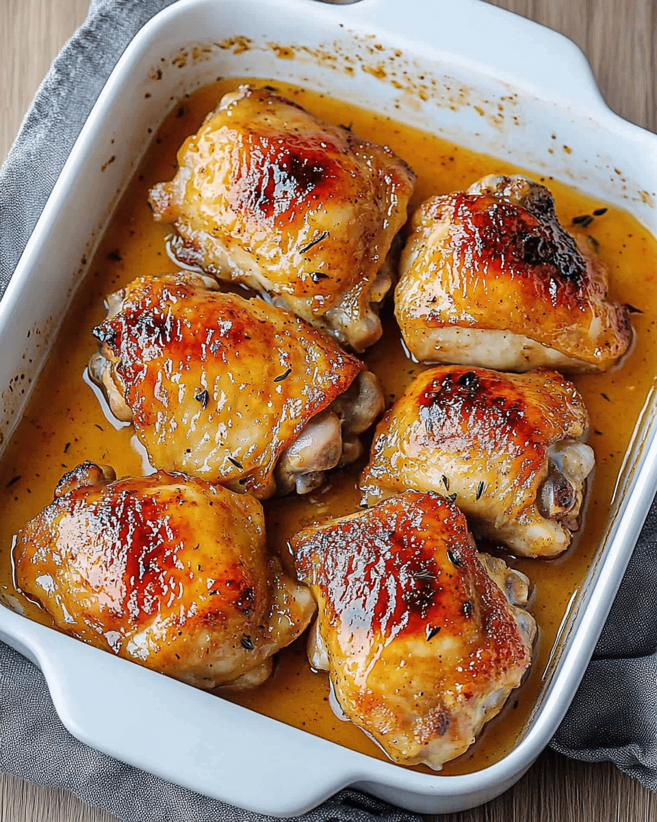 Crispy Roasted Chicken Thighs