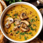 Creamy Hungarian Mushroom Soup