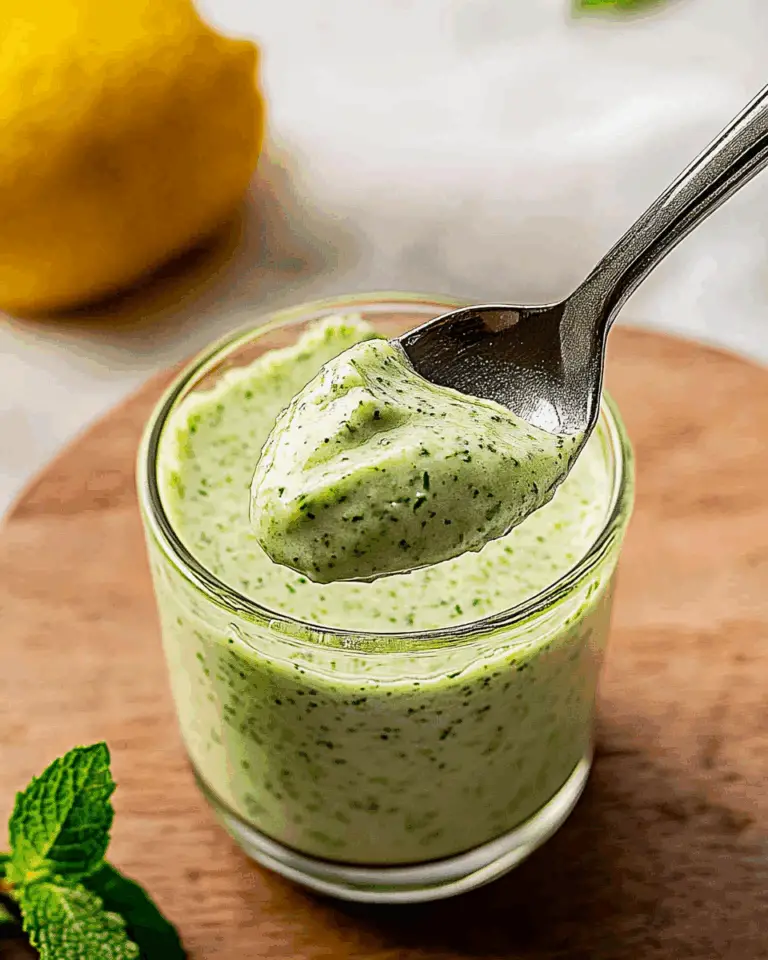Indian Mint Yogurt Sauce