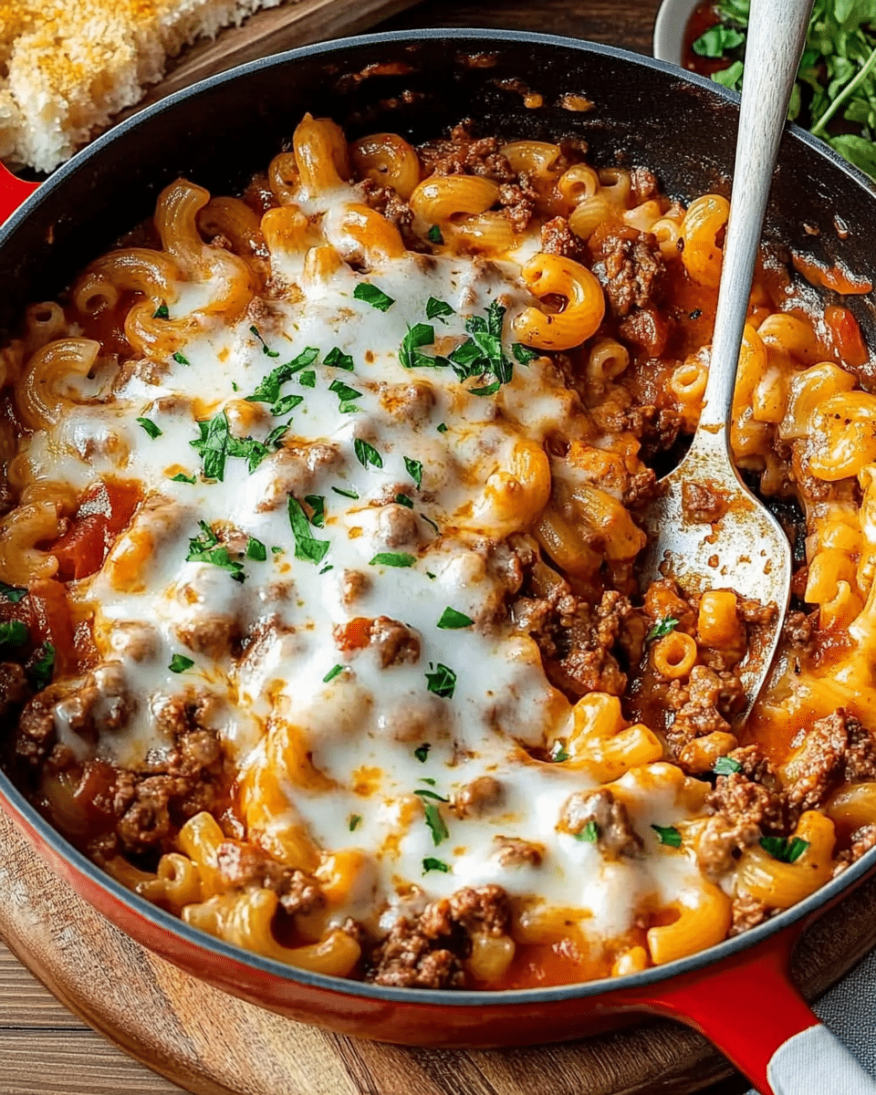 Italian Beef Pasta Skillet