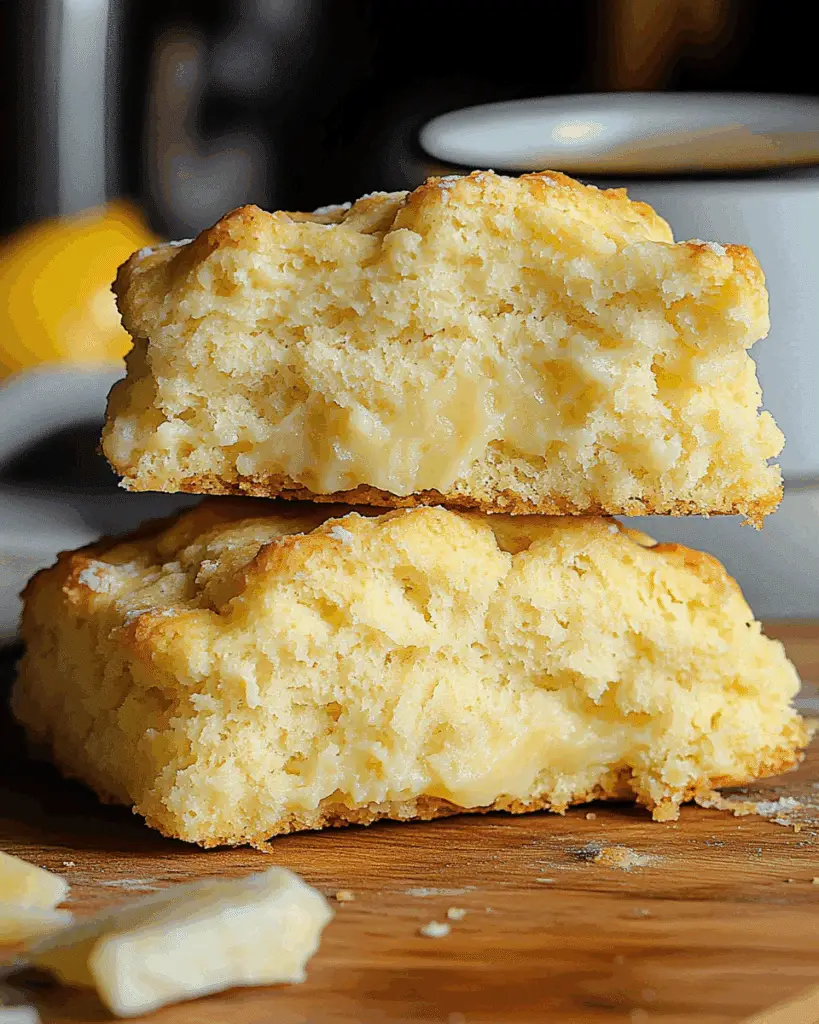 Lemon Cottage Cheese Scones
