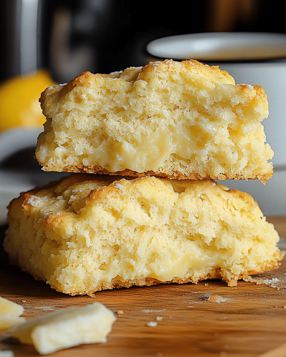 Lemon Cottage Cheese Scones