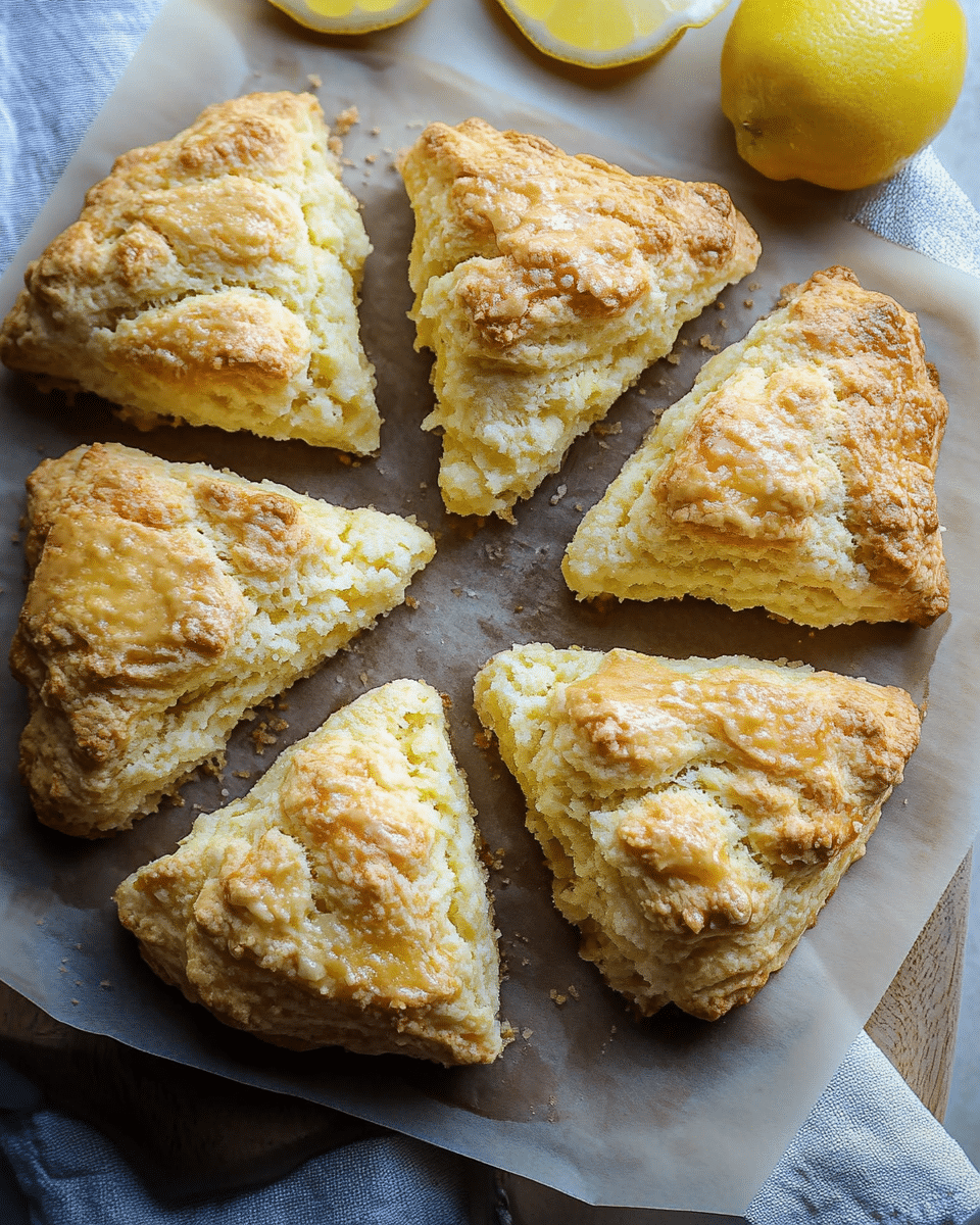 Lemon Cottage Cheese Scones