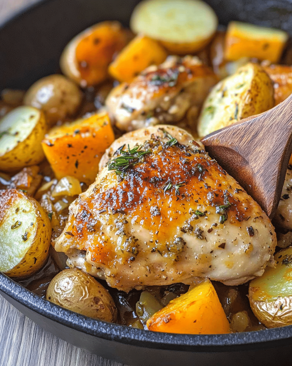 Lemon Garlic Herb Chicken and Potatoes