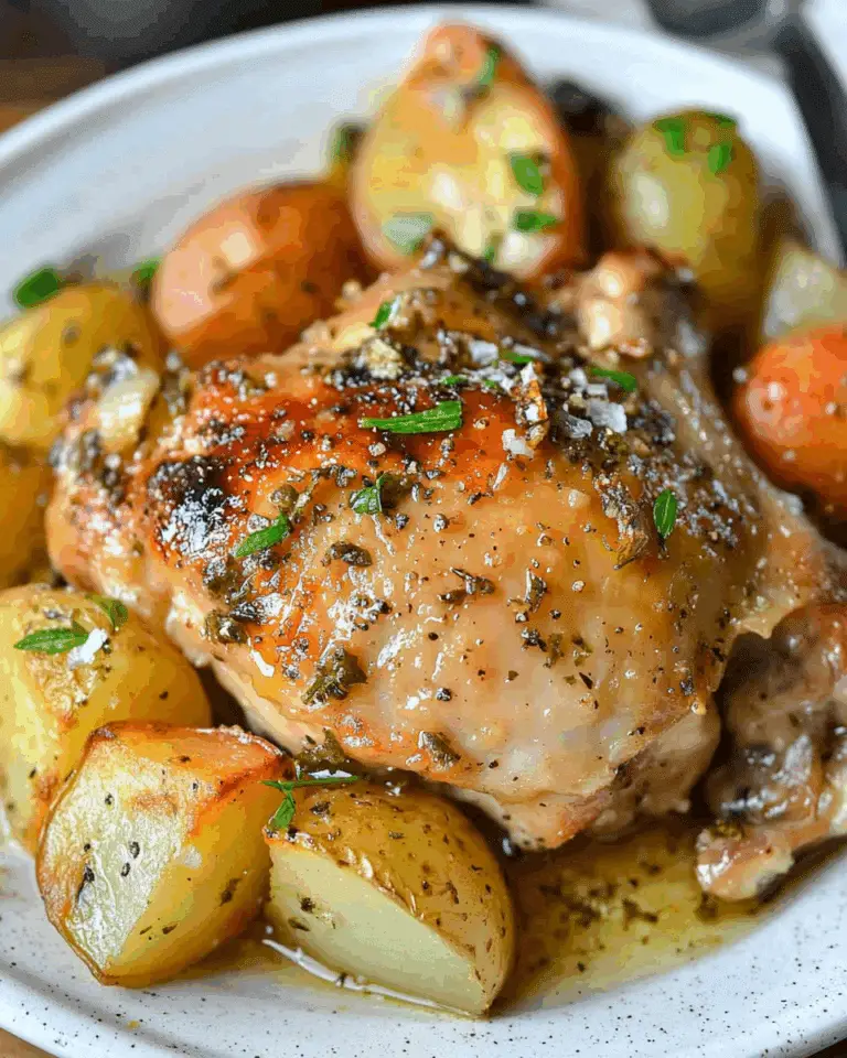 Lemon Garlic Herb Chicken and Potatoes