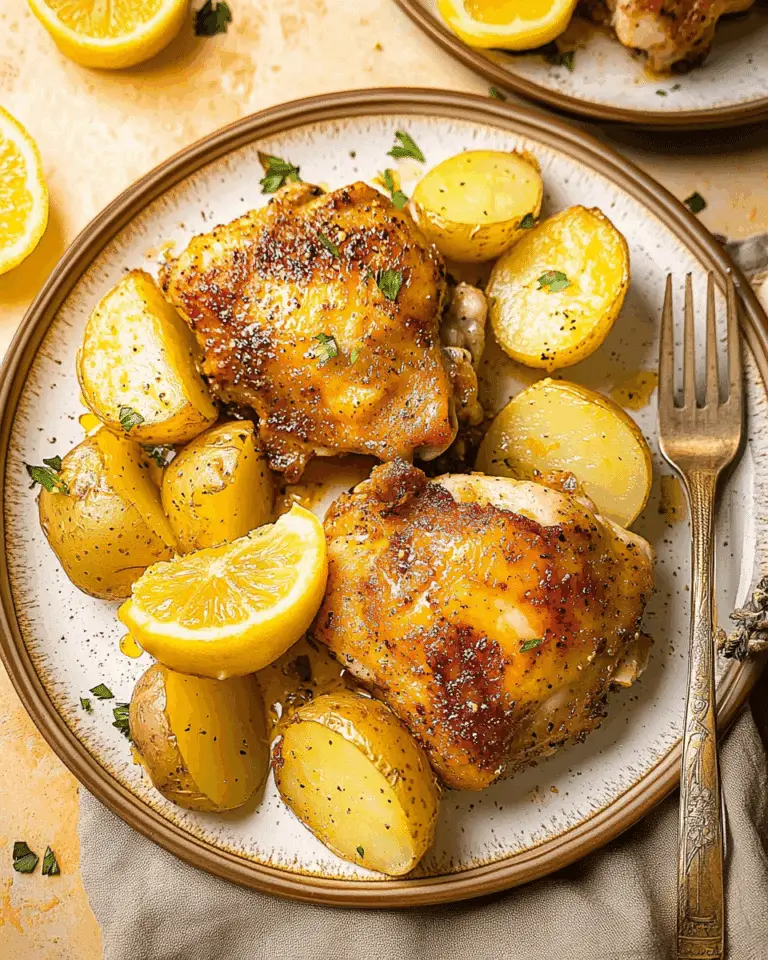 Lemon Greek Chicken and Potatoes