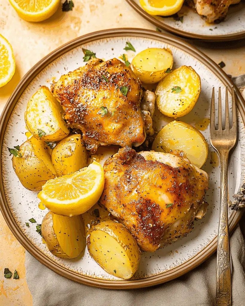 Lemon Greek Chicken and Potatoes
