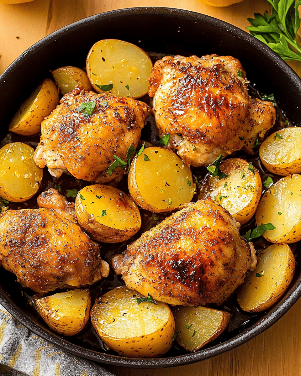 Lemon Greek Chicken and Potatoes
