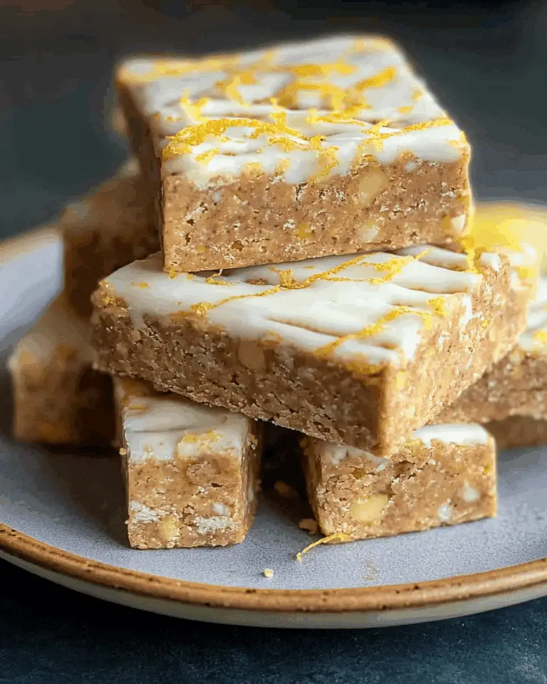 Lemon Protein Bars