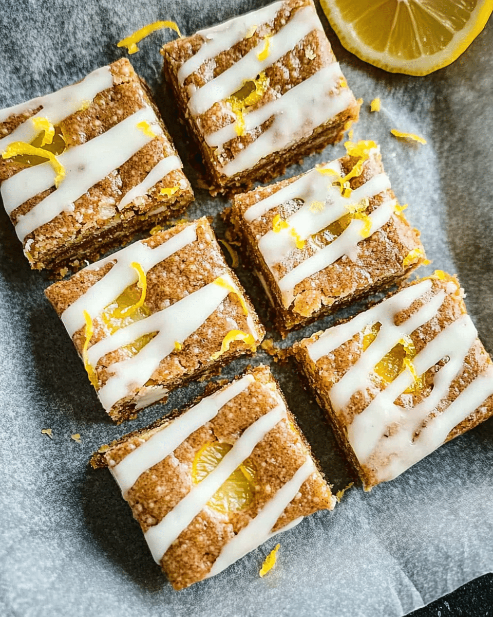 Lemon Protein Bars