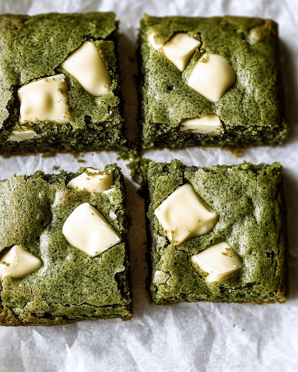 Matcha Brownies