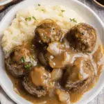 Meatballs with Onion Gravy