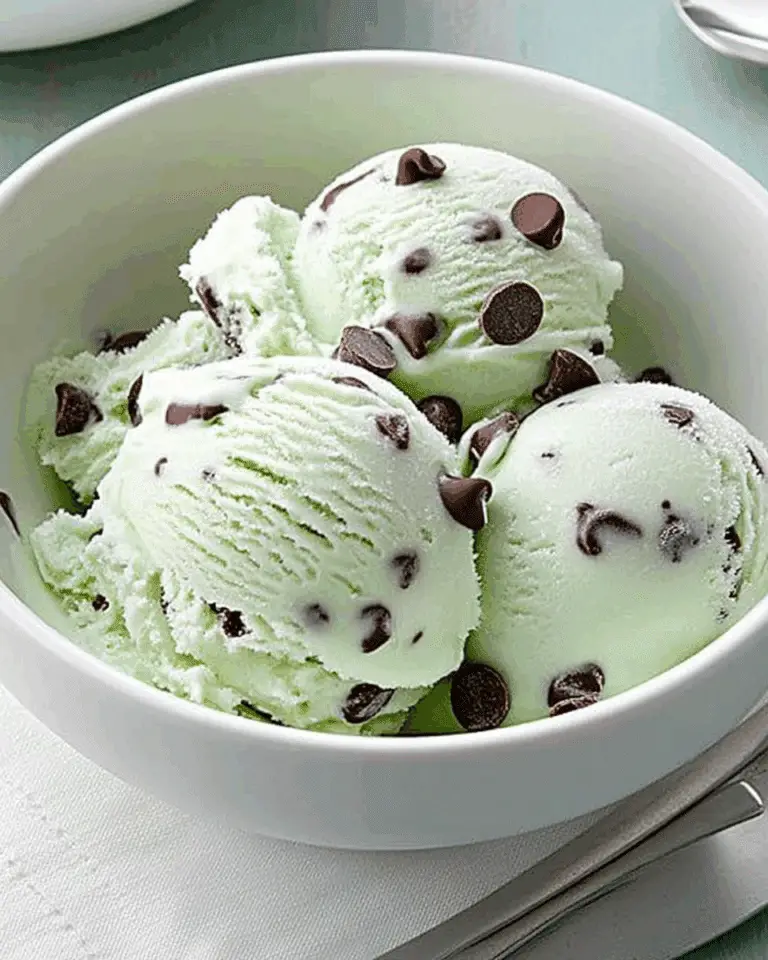 Mint Chocolate Chip Ice Cream