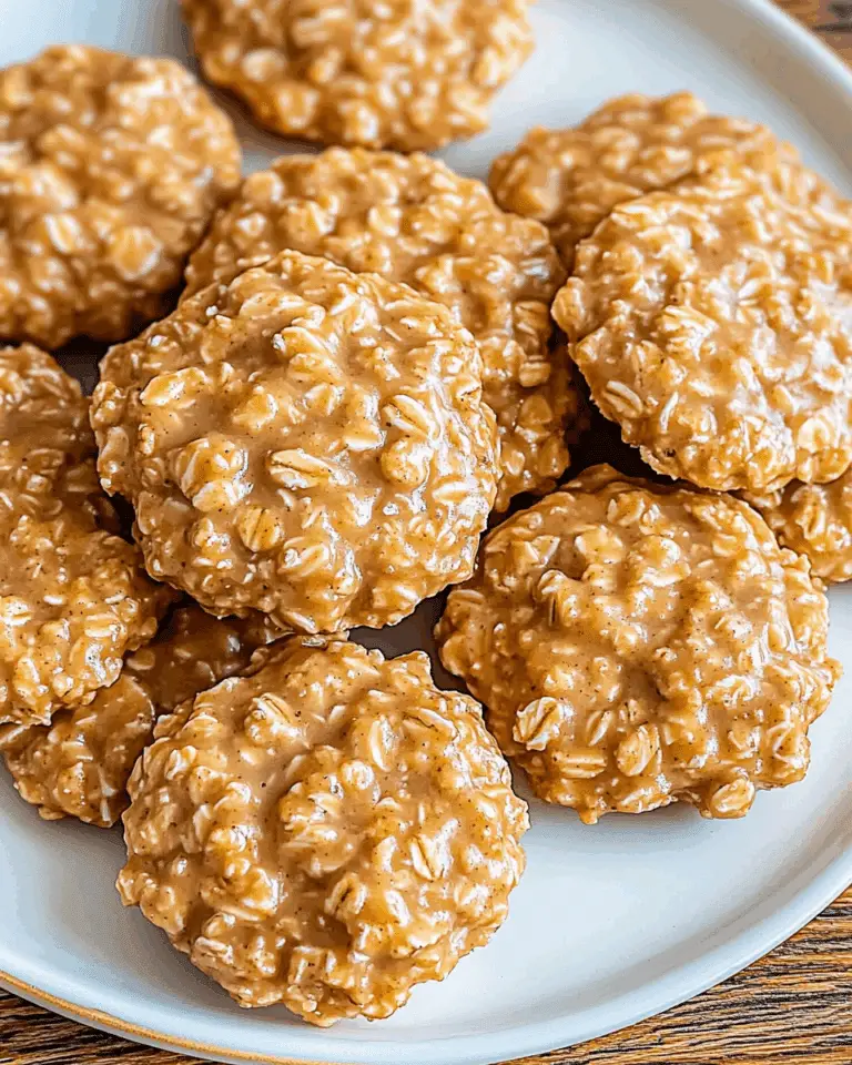 No Bake Oatmeal Scotchies