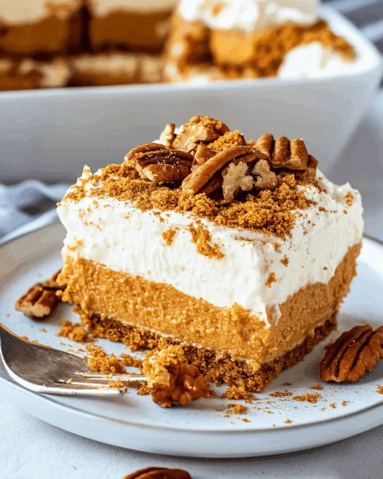 No Bake Pumpkin Dessert