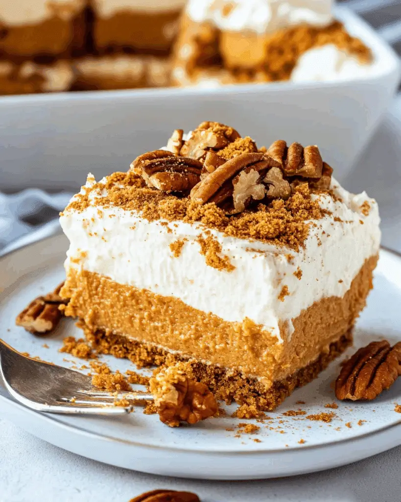 No Bake Pumpkin Dessert