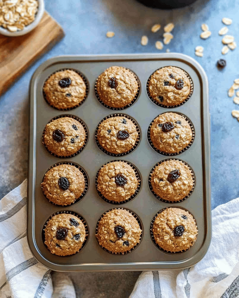 Oatmeal Raisin Muffins