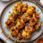 Oven Grilled Tandoori Chicken Skewers