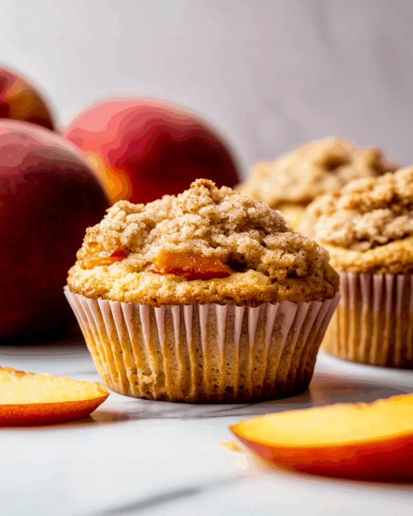 Peach Streusel Muffins