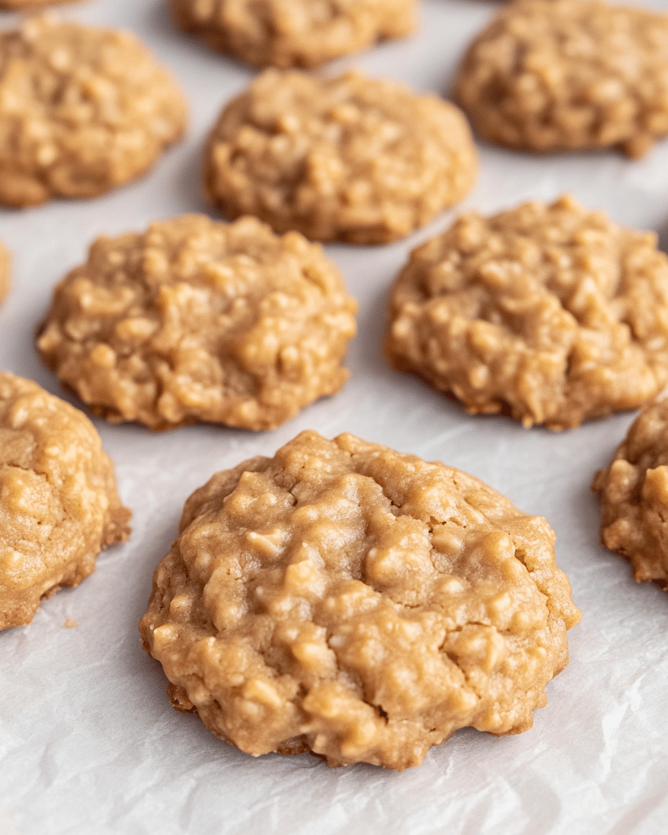Peanut Butter No Bake Cookies