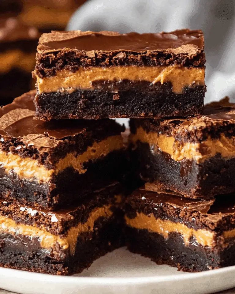 Peanut Butter Stuffed Brownies