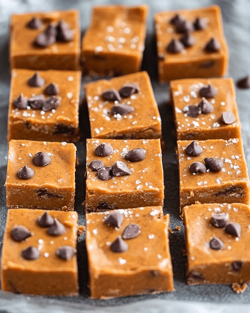 Pumpkin Almond Butter Freezer Fudge
