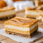 Pumpkin Cheesecake Bars