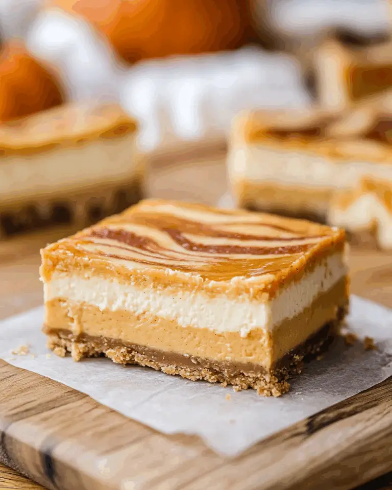Pumpkin Cheesecake Bars