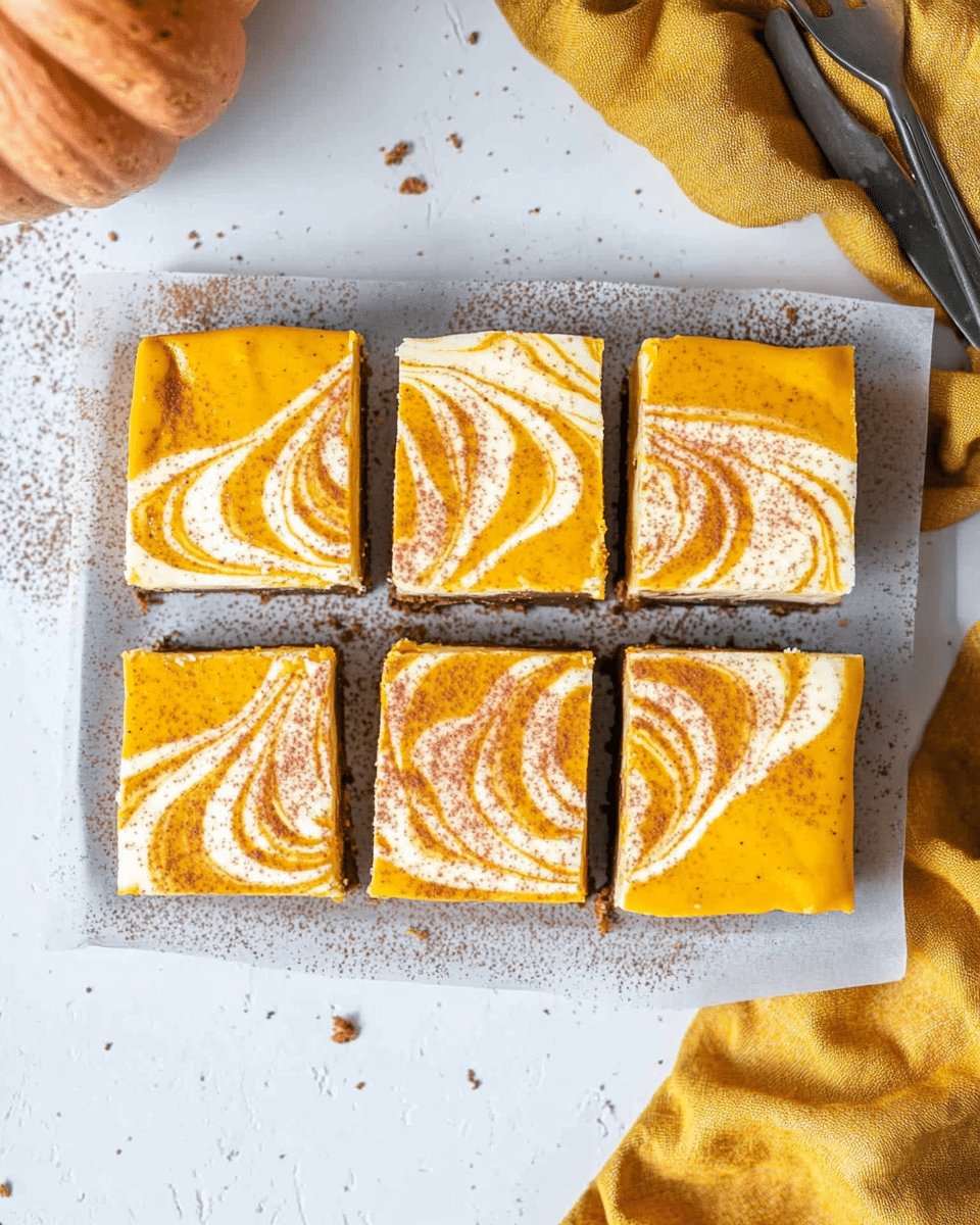 Pumpkin Cheesecake Bars