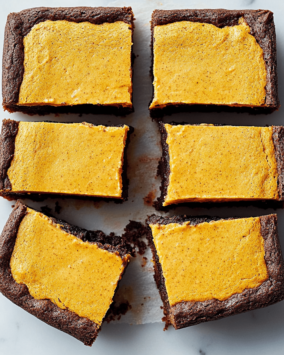 Pumpkin Cheesecake Brownies
