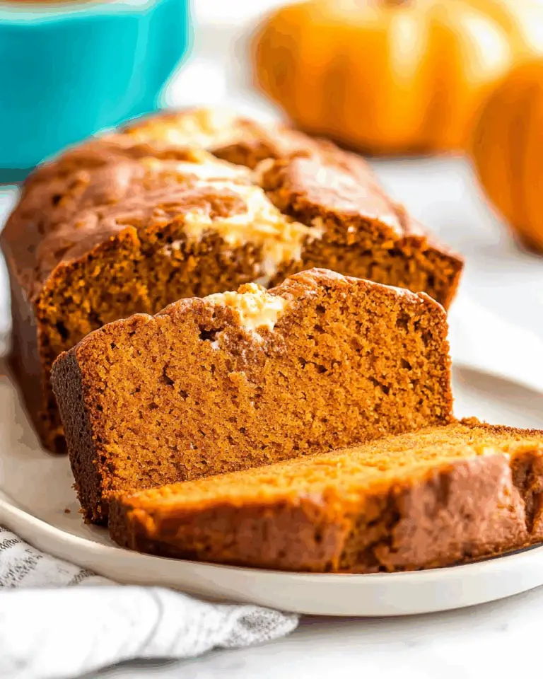 Pumpkin Cream Cheese Bread