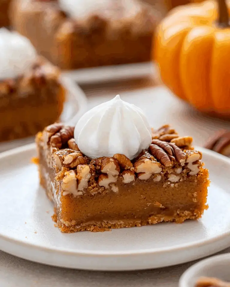 Pumpkin Pecan Pie Bars