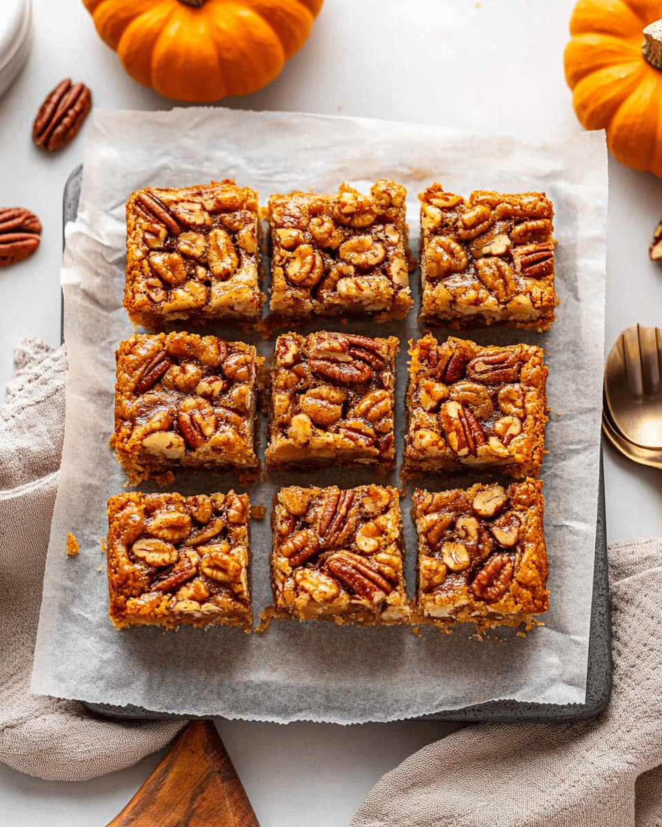 Pumpkin Pecan Pie Bars
