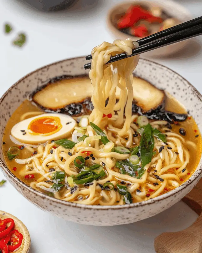 Shoyu Miso Ramen with Coconut Milk
