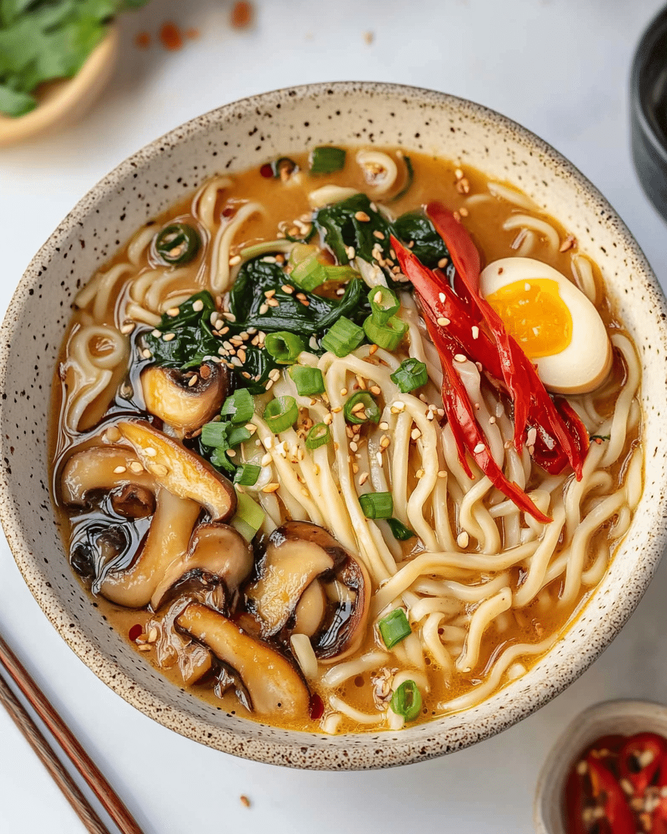Shoyu Miso Ramen with Coconut Milk