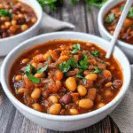 Slow Cooker Three Bean Stew
