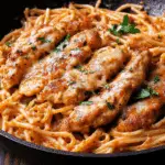 Spicy Chicken Lazone Pasta