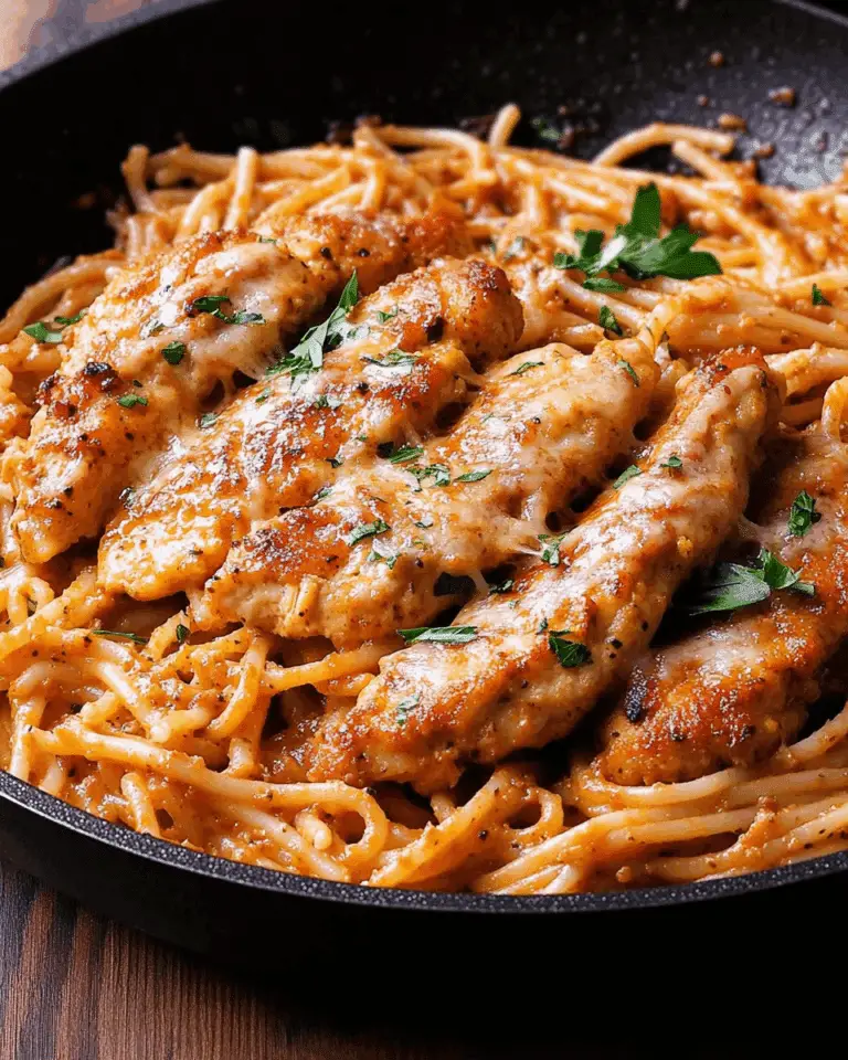 Spicy Chicken Lazone Pasta